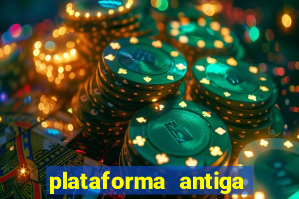 plataforma antiga de jogos